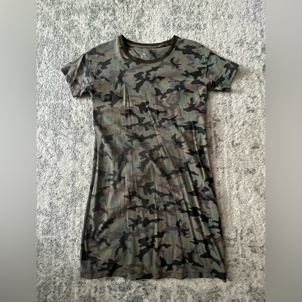 Columbia Camo T-shirt Dress XS